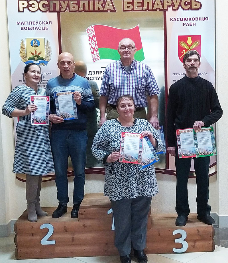 Команда Костюковичского лесхоза заняла 3 место в турнире по шашкам